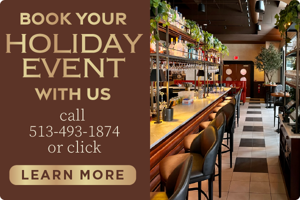 Book your holiday event with us. Learn More.